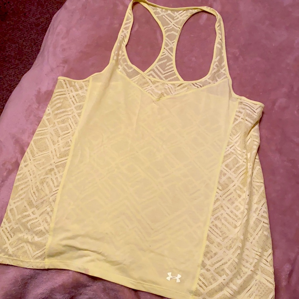 Neon underarmour tank
